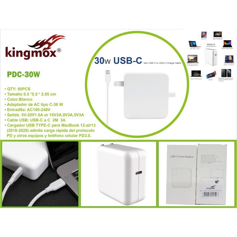 Haz clic para ver más imágenes PDC-30W