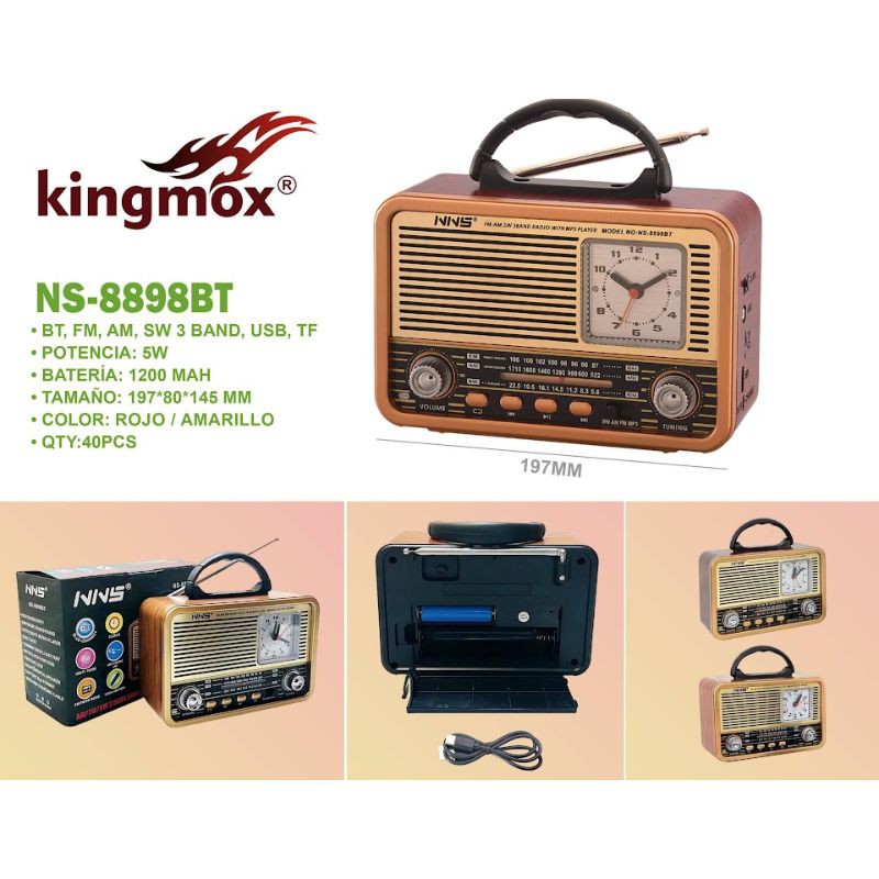 Haz clic para ver más imágenes NS-8898BT